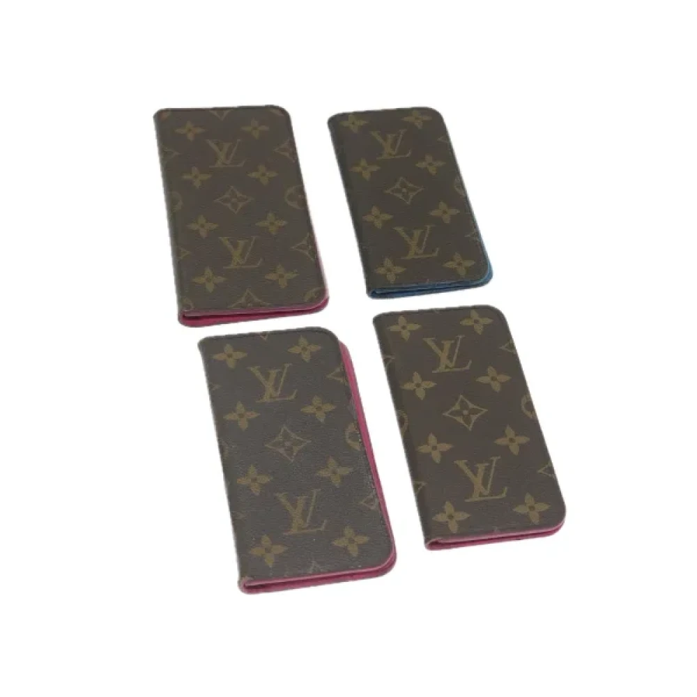 Louis Vuitton Vintage Pre-owned Coated canvas home-office Brown Dames