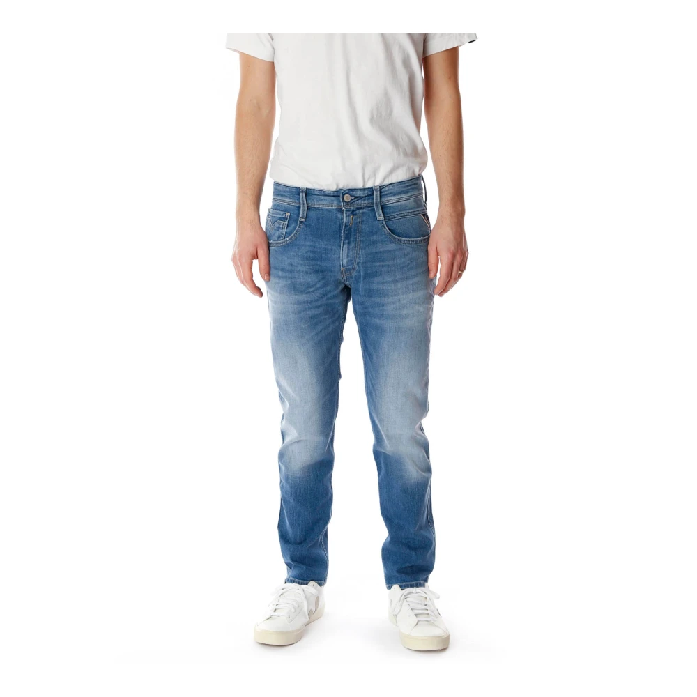 Replay Uomo Blu Jeans, W34 L34, New,