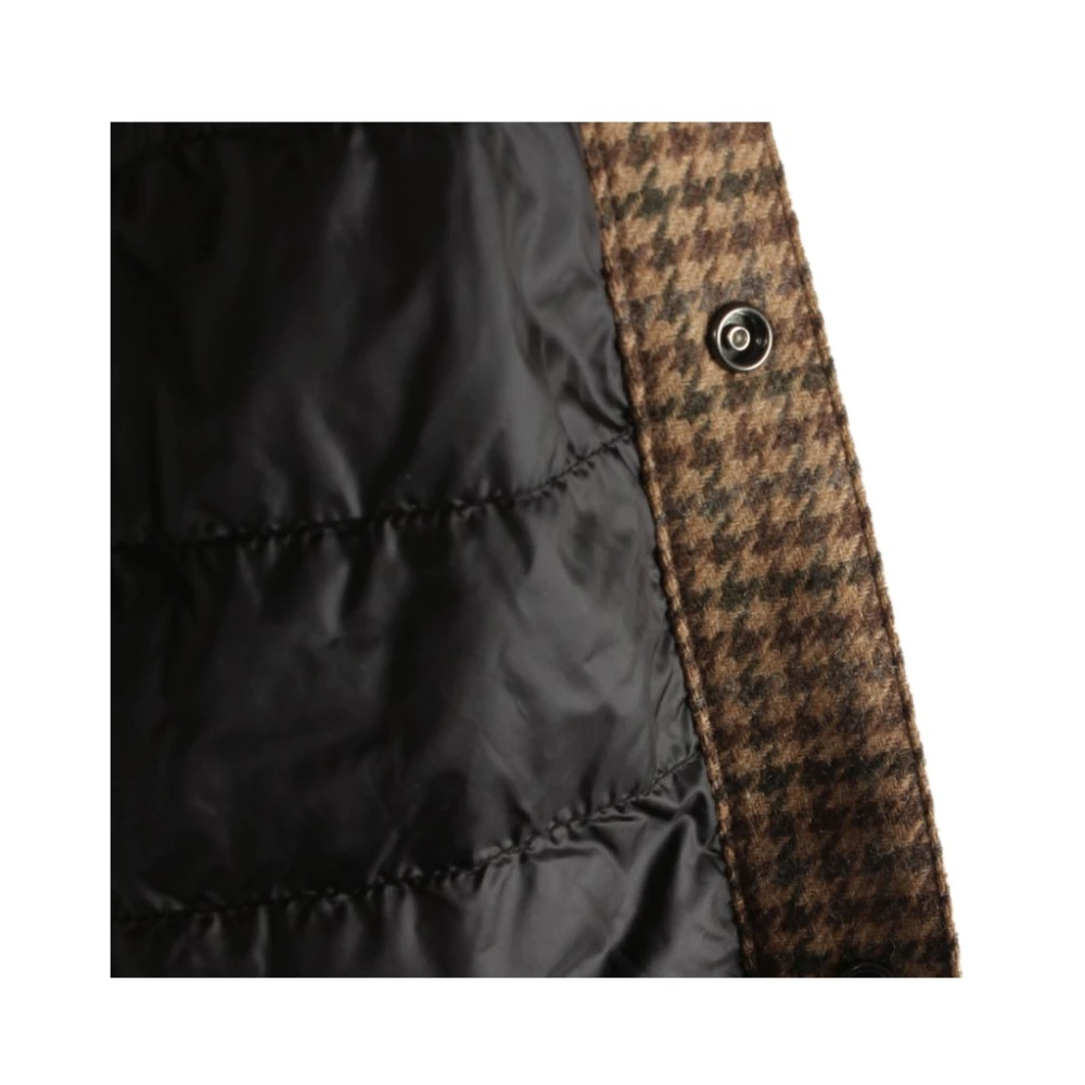 Woolrich Bruine Wolruitjas voor Mannen Brown Heren