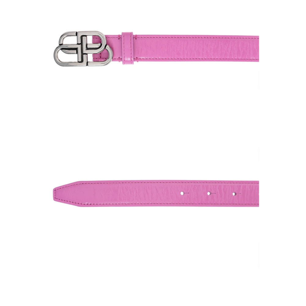 Balenciaga Leren Riem Pink Dames