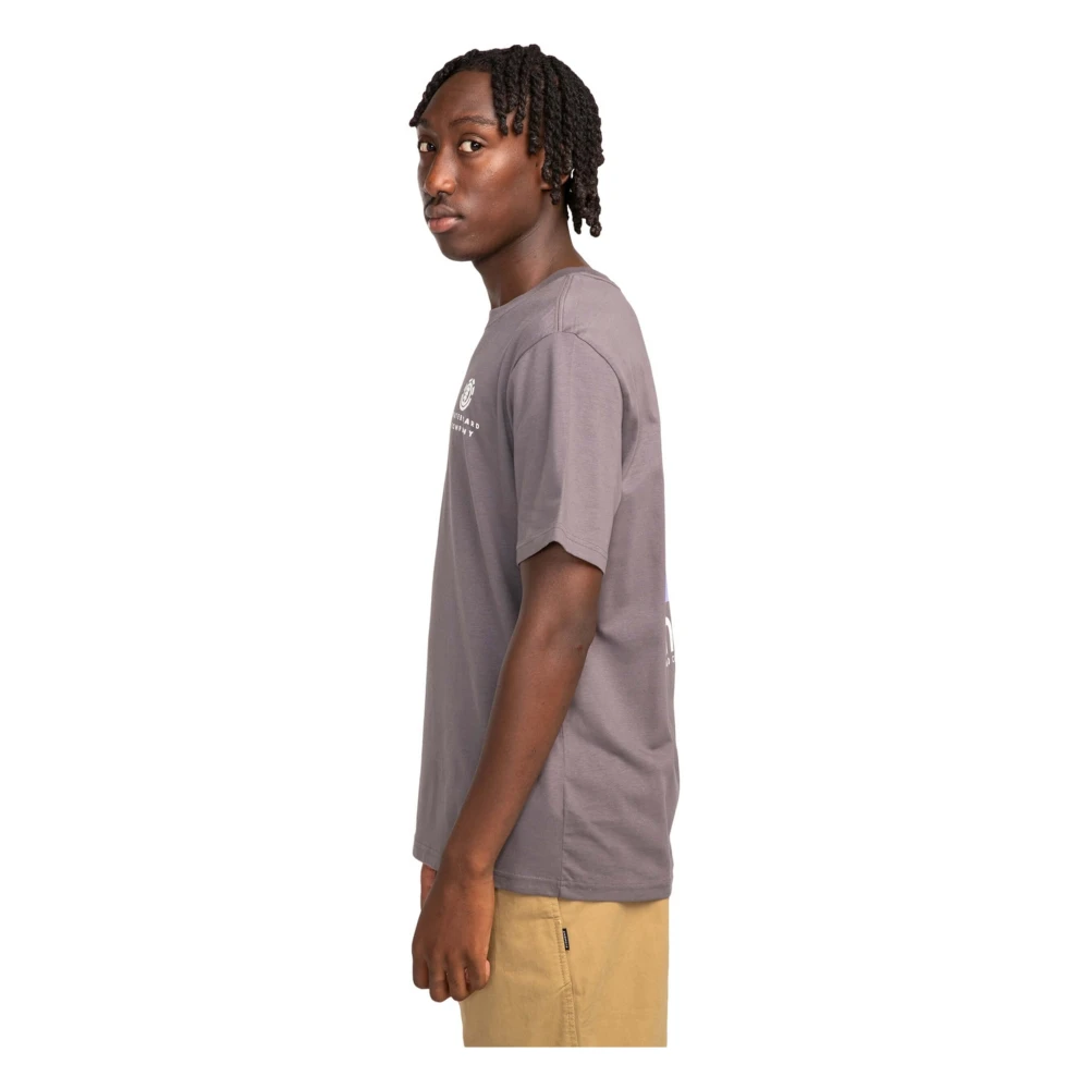 Element Halo T-shirt Purple Heren