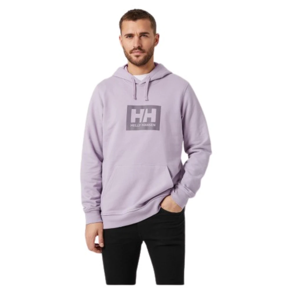 Helly Hansen Heren Katoenen Sweatshirt Purple Heren