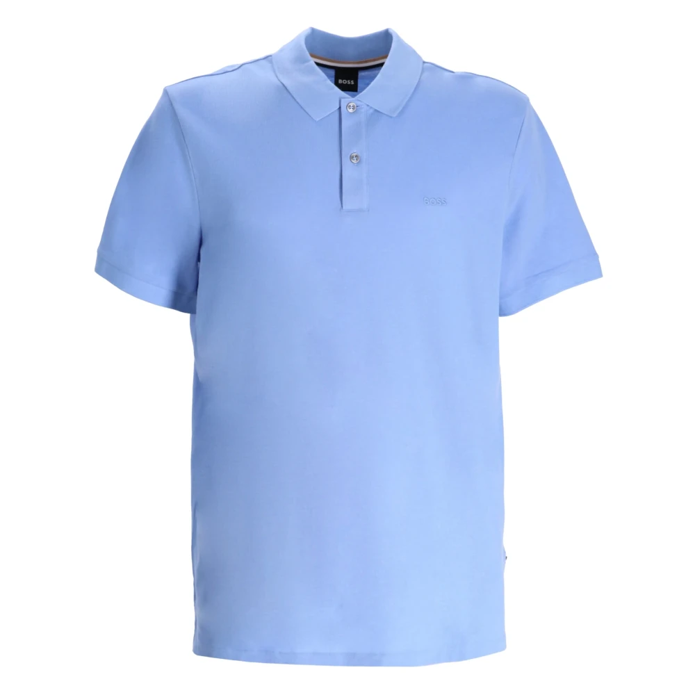 Hugo Boss Pima Bomull Polo Skjorta Blue, Herr