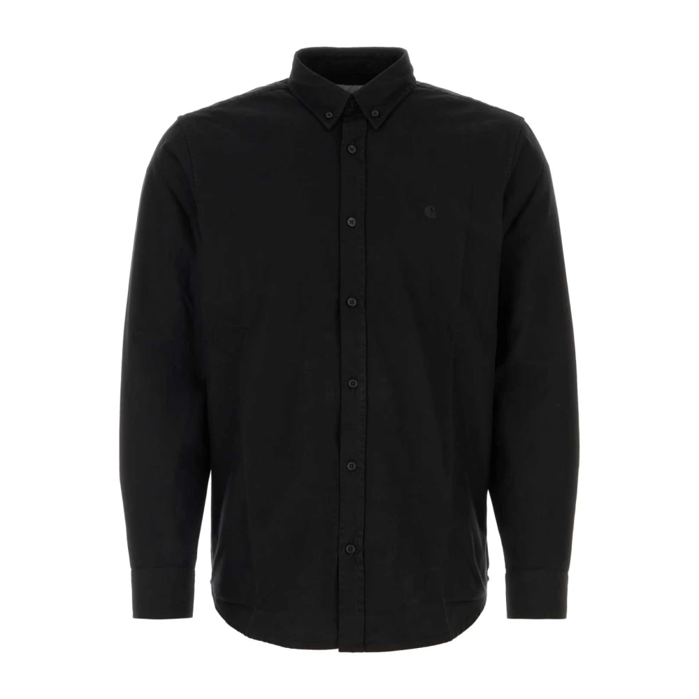 Carhartt WIP Zwarte Oxford Bolton Shirt Black Heren