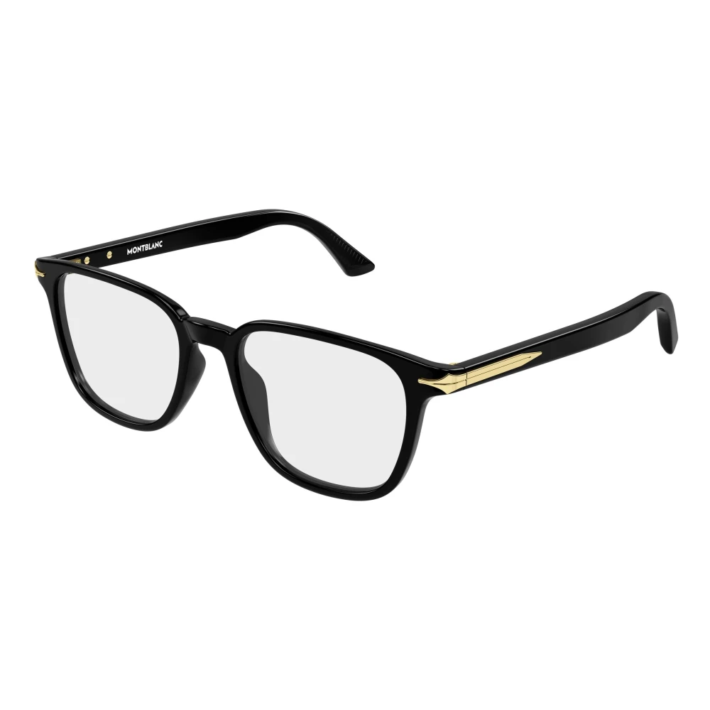 Montblanc Transparent Man Mb0517o 001 Optical Frames Acetate Black Squared - Image 2