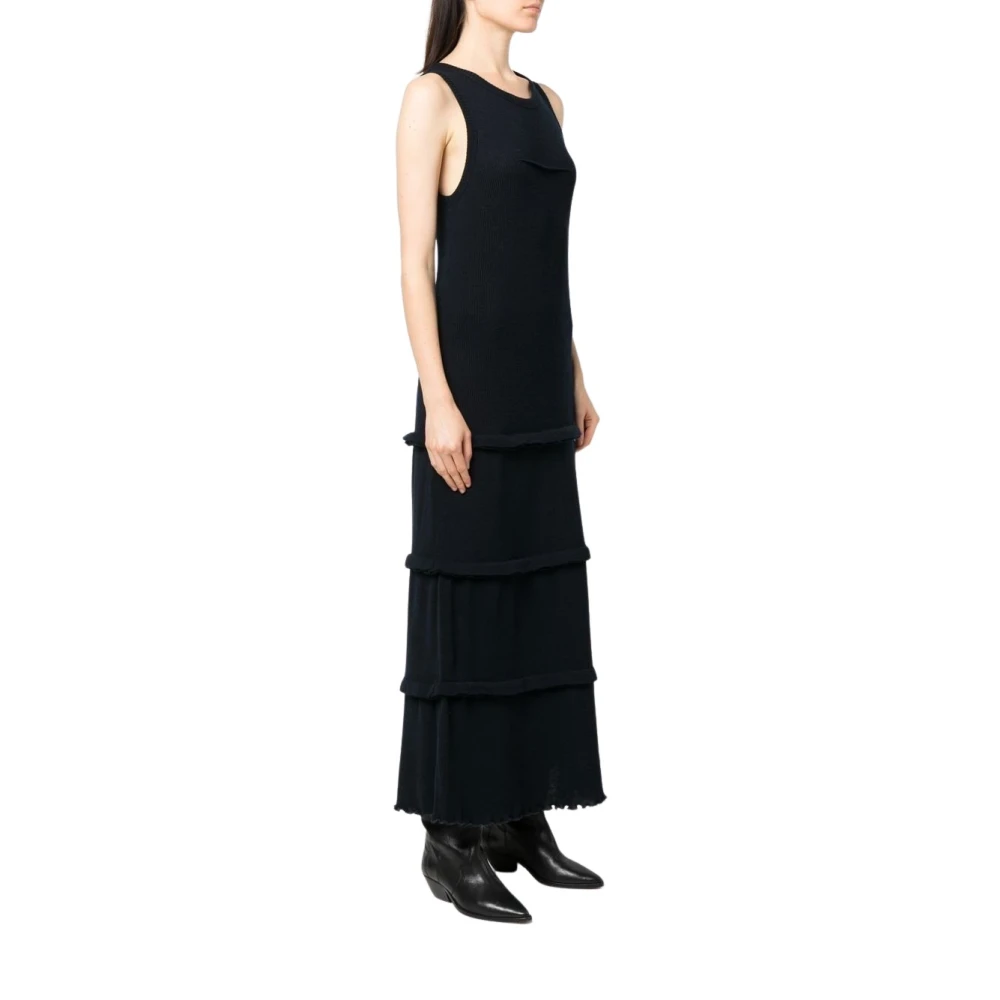 MM6 Maison Margiela Maxi Dress Blue Dames