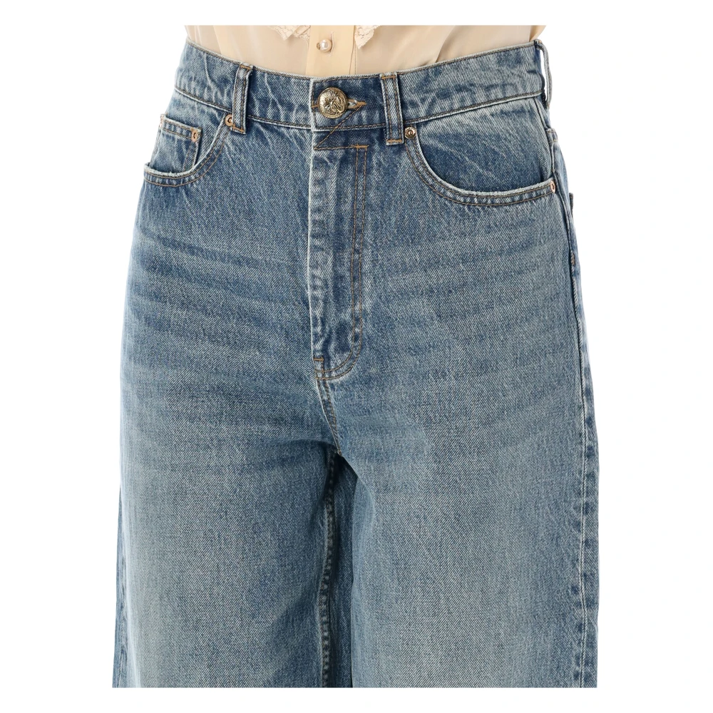 Zimmermann Illustration Barrel Jeans Blue Dames