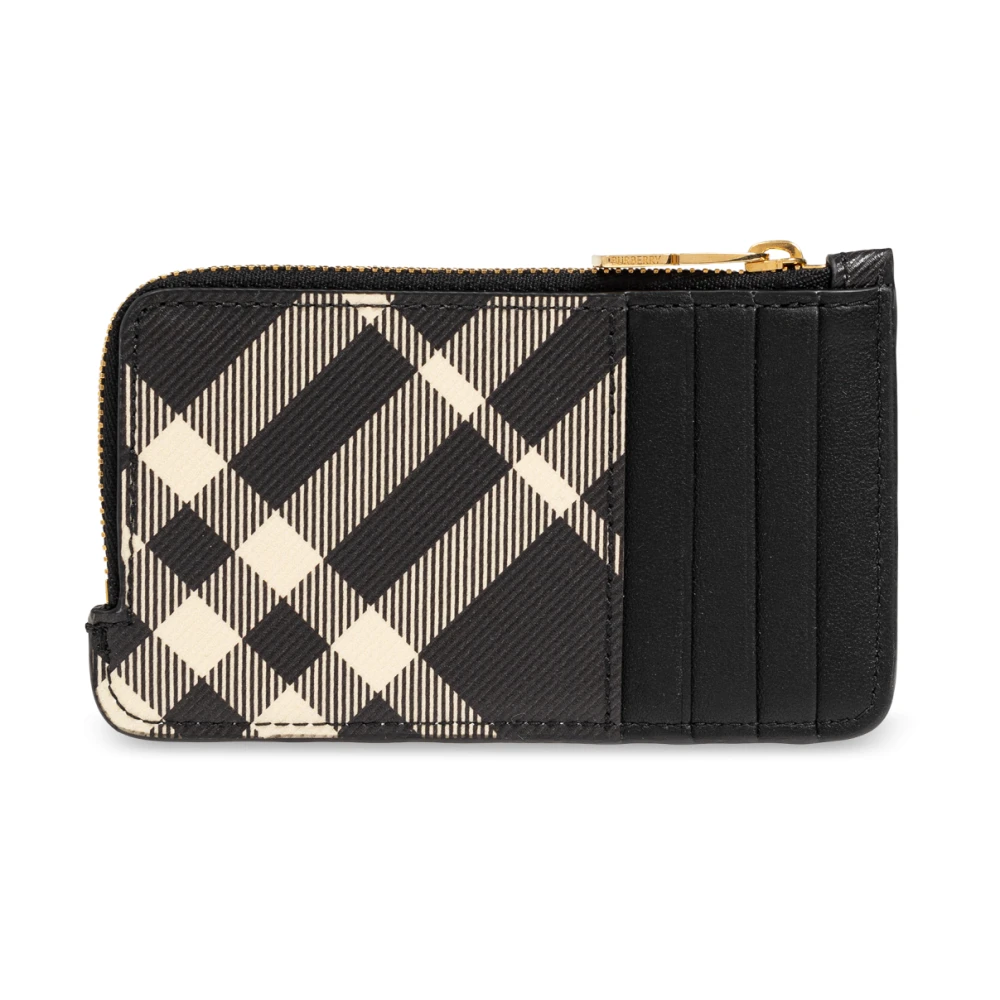 Burberry Check kaarthoes Black Dames