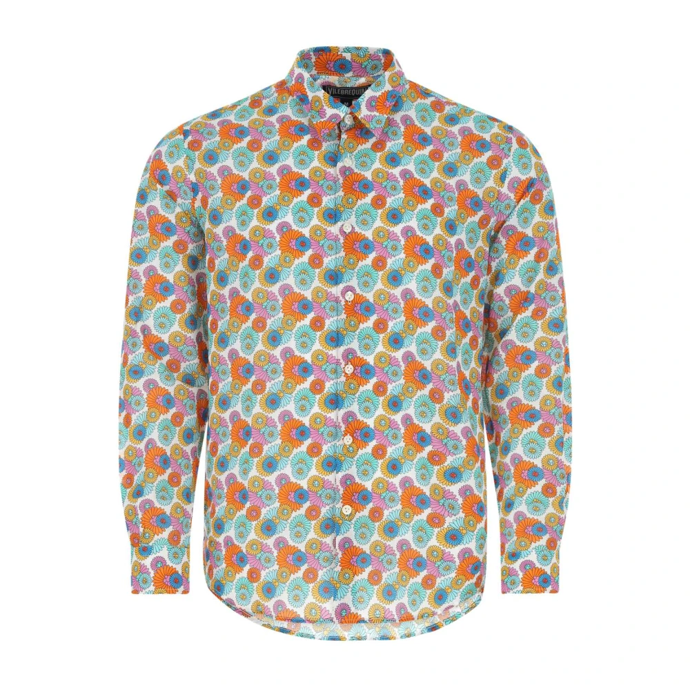 Vilebrequin Geborduurd katoenen shirt Multicolor Heren
