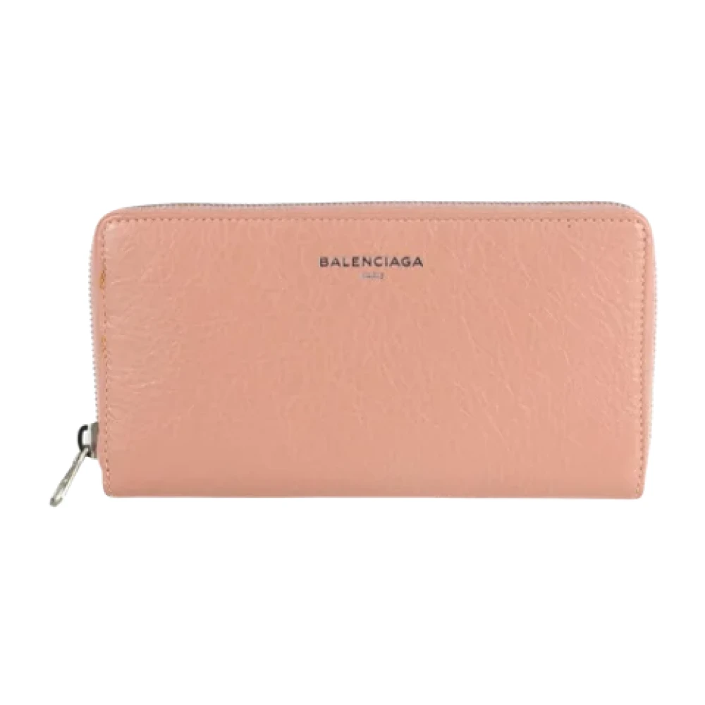 Balenciaga Vintage Pre-owned Leather wallets Pink Dames