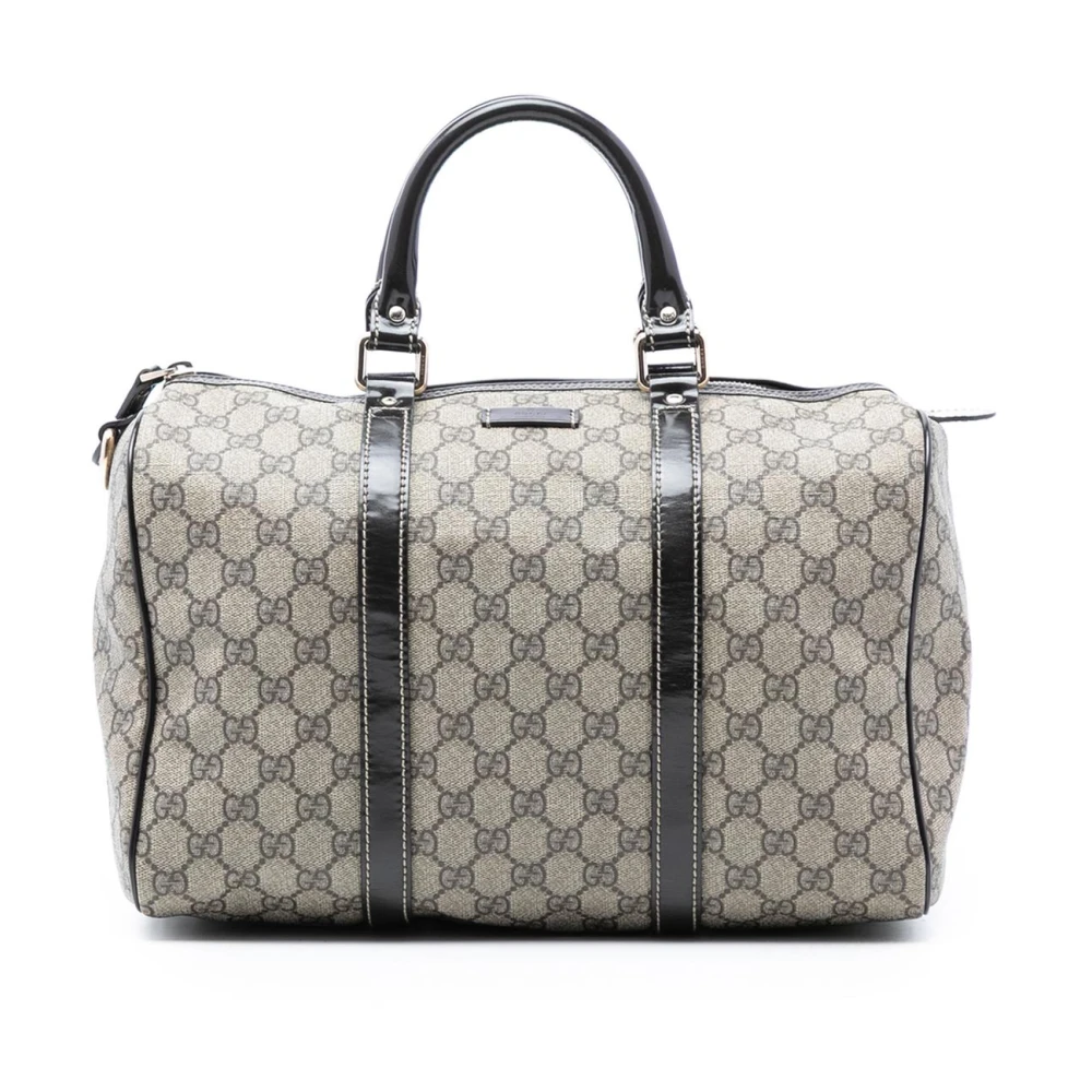 Gucci Vintage Women's Brown Pre-Owned Structured Handbag