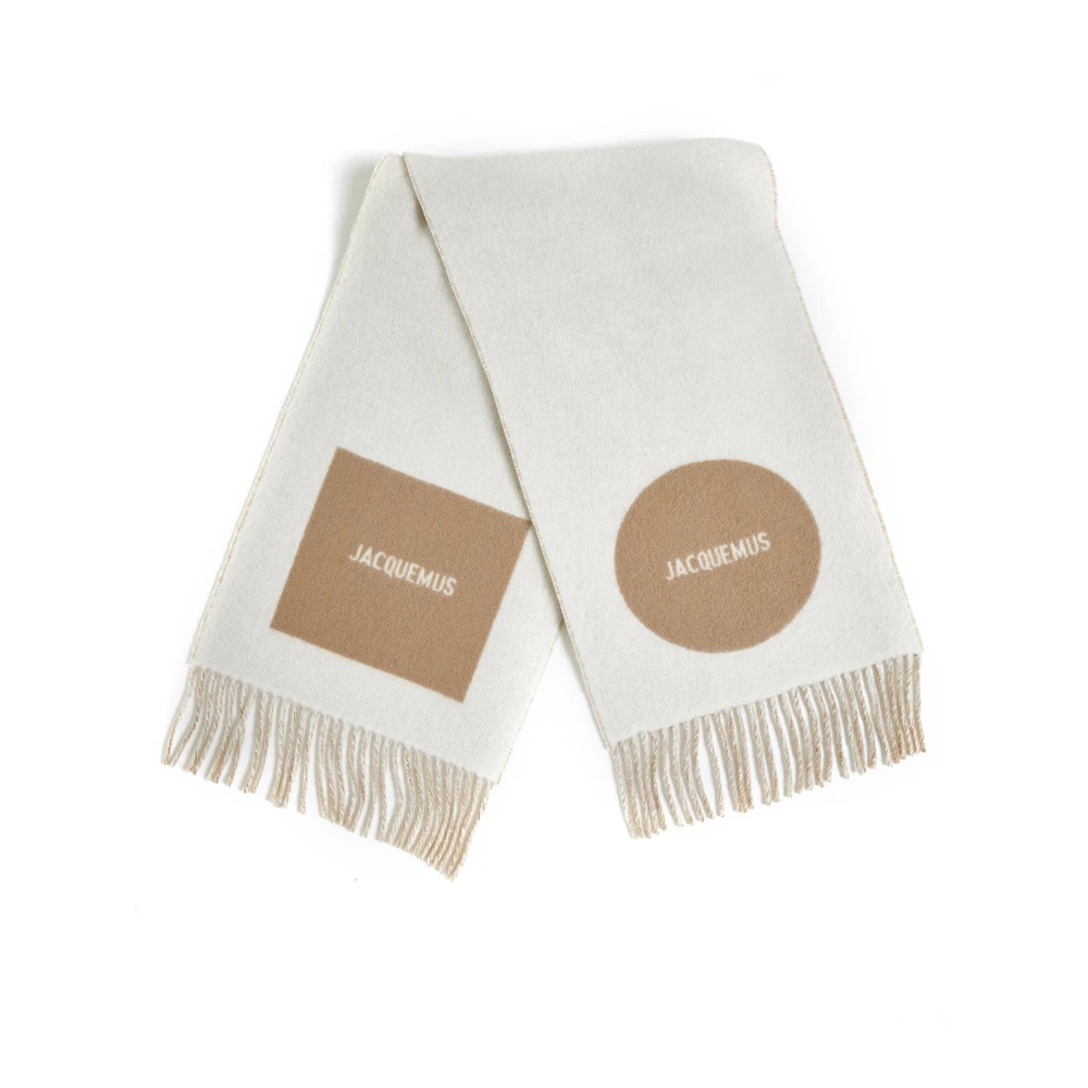 Jacquemus Stijlvolle Sjaal Collectie Beige Heren