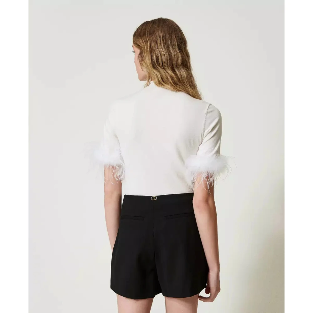 Twinset Veren Trui White Dames