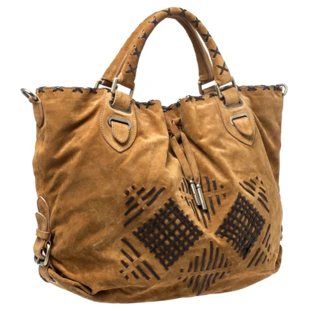 Bally Pre-owned Suede totes Brown Dames