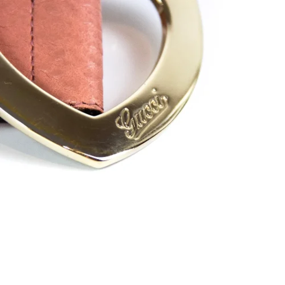 Gucci Vintage Pre-owned Leather belts Beige Dames
