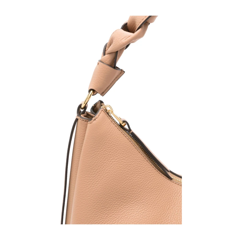 Coccinelle Beige Boheme Tote Tas met Gevlochten Handvat Beige Dames