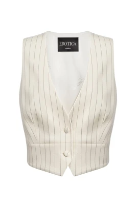Pinstriped Gilet