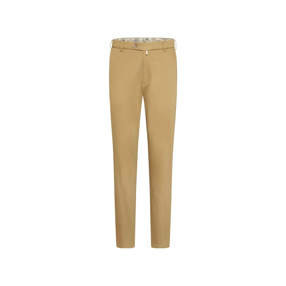 Meyer Chinos Broek Goede Prijs Brown Heren