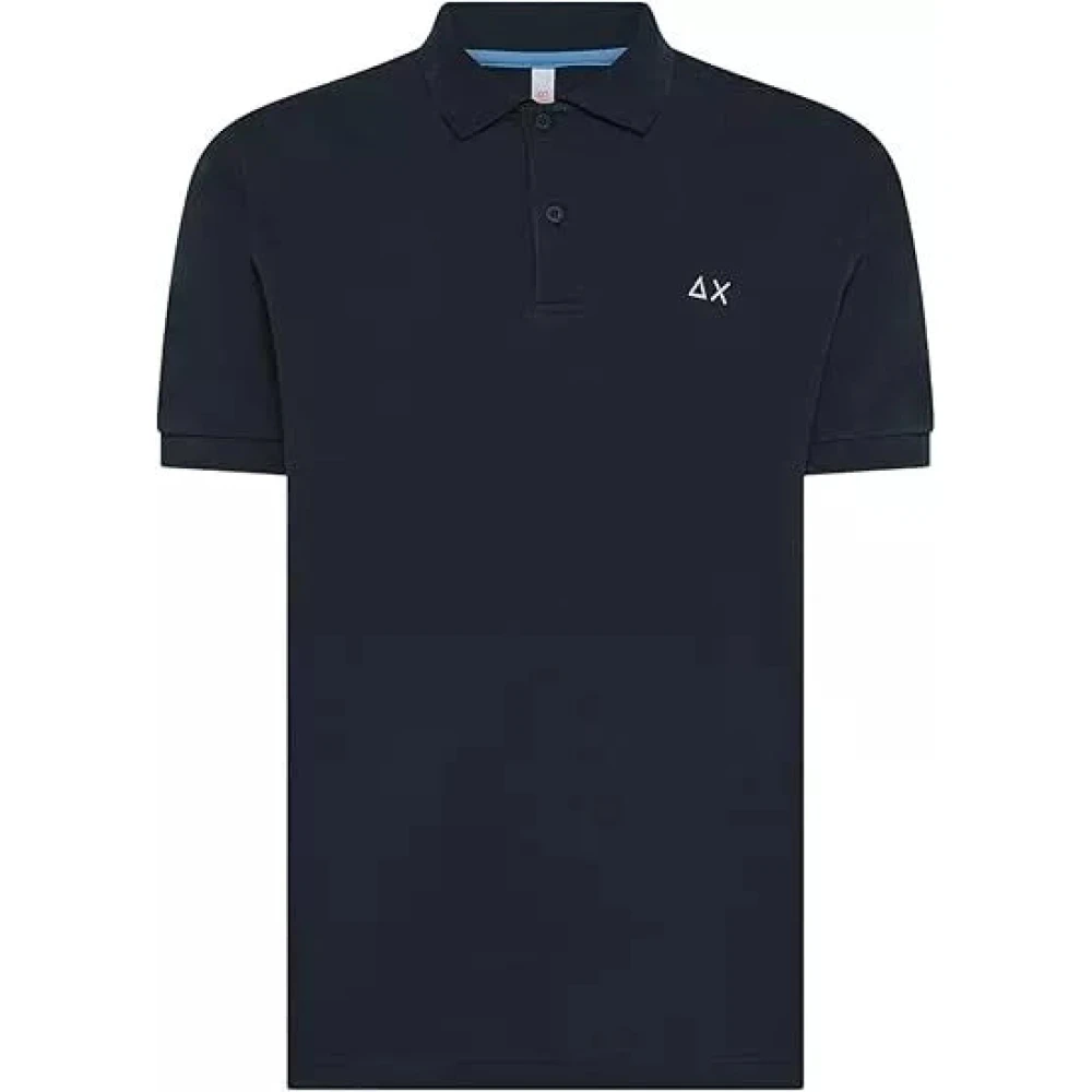 Sun 68 Polo Smallstripe Fluo Blu Uomo S - Immagine 2