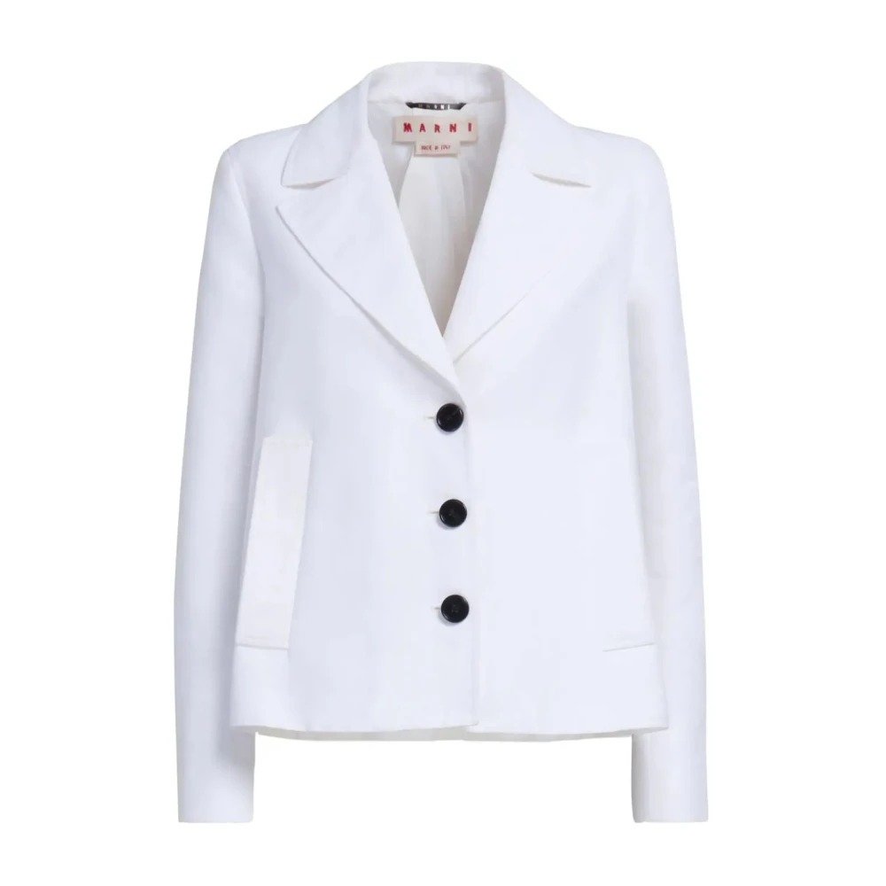 Marni - Jackets > Blazers - White - Marni - Modalova