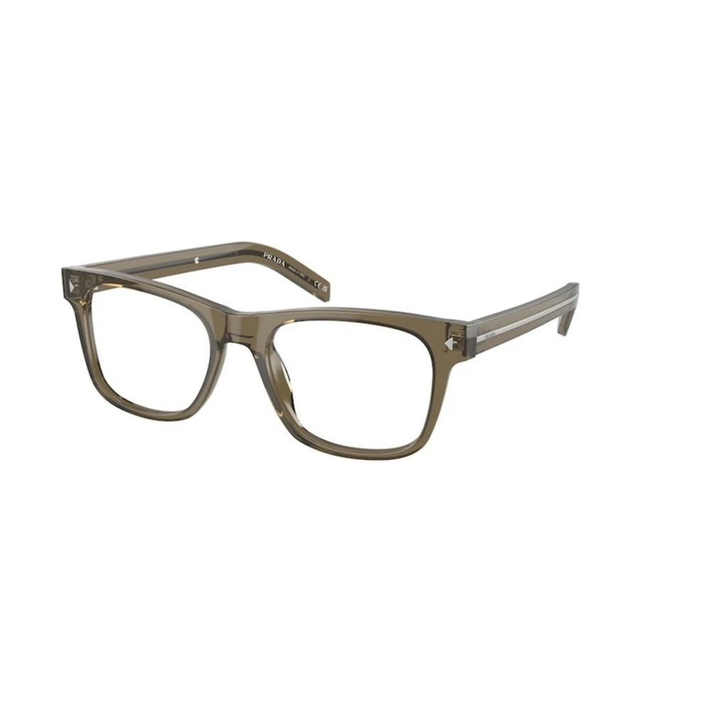 Prada Men's Brown Glasses,, Authentic Glasses With Top-Notch Service Medium