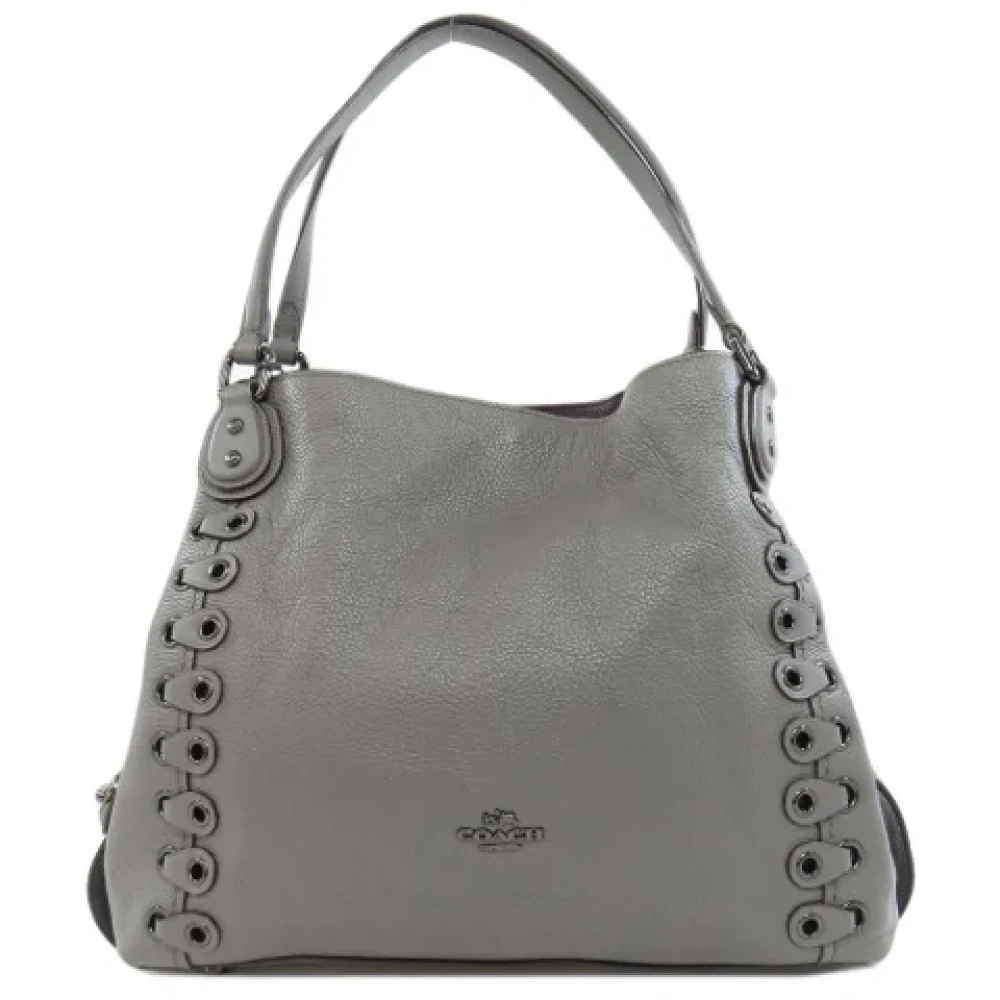 Coach Pre-owned Leather totes Gray Dames