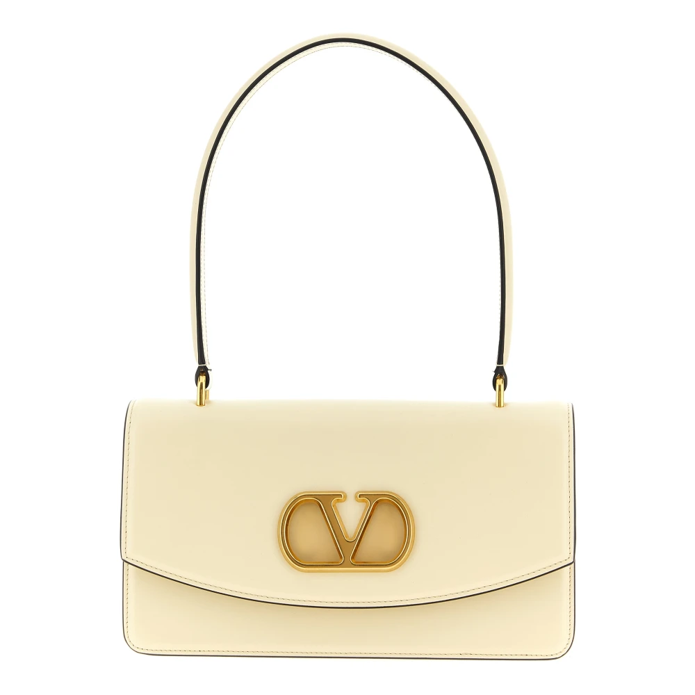 Valentino Garavani White Shoulder Bags, Female, One Size, Vain Shoulder Bag