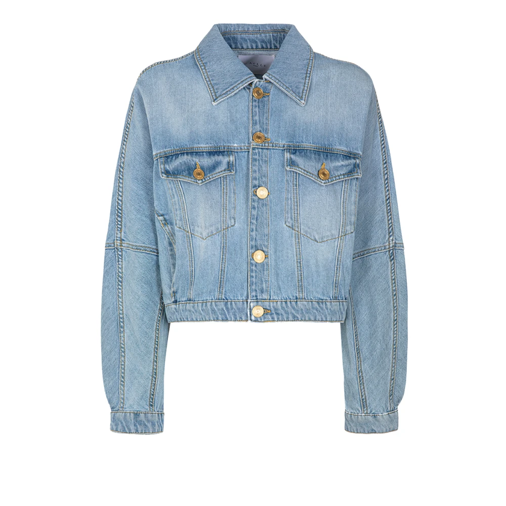 Gaëlle Paris Mujer Azul - Crop Trucker Jacket - Jackets - S