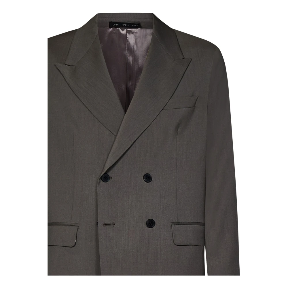 Low Brand Single Breasted Suits Gray Heren