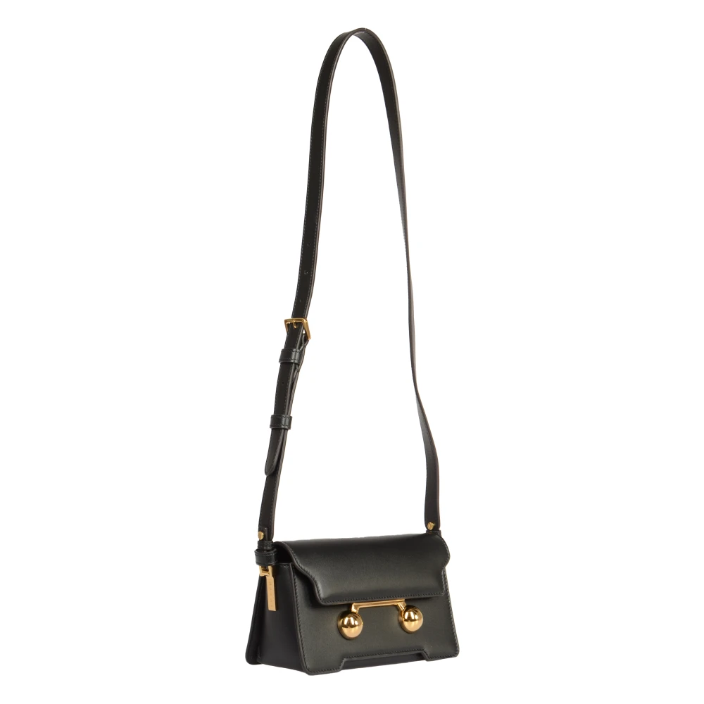 Marni Zwarte Mini Schoudertas Black Dames