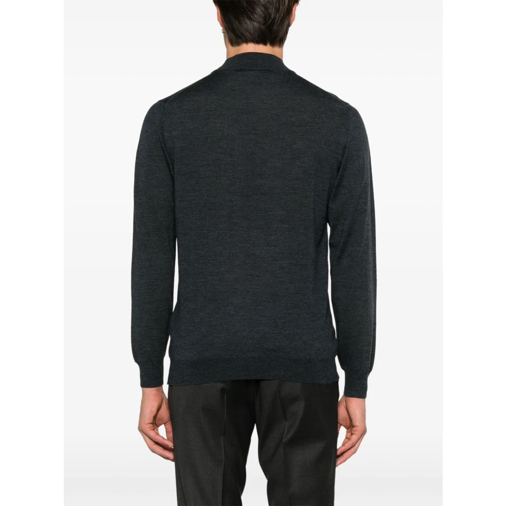 Fedeli Luxe Wollen Gebreide Kleding Gemaakt in Italië Gray Heren
