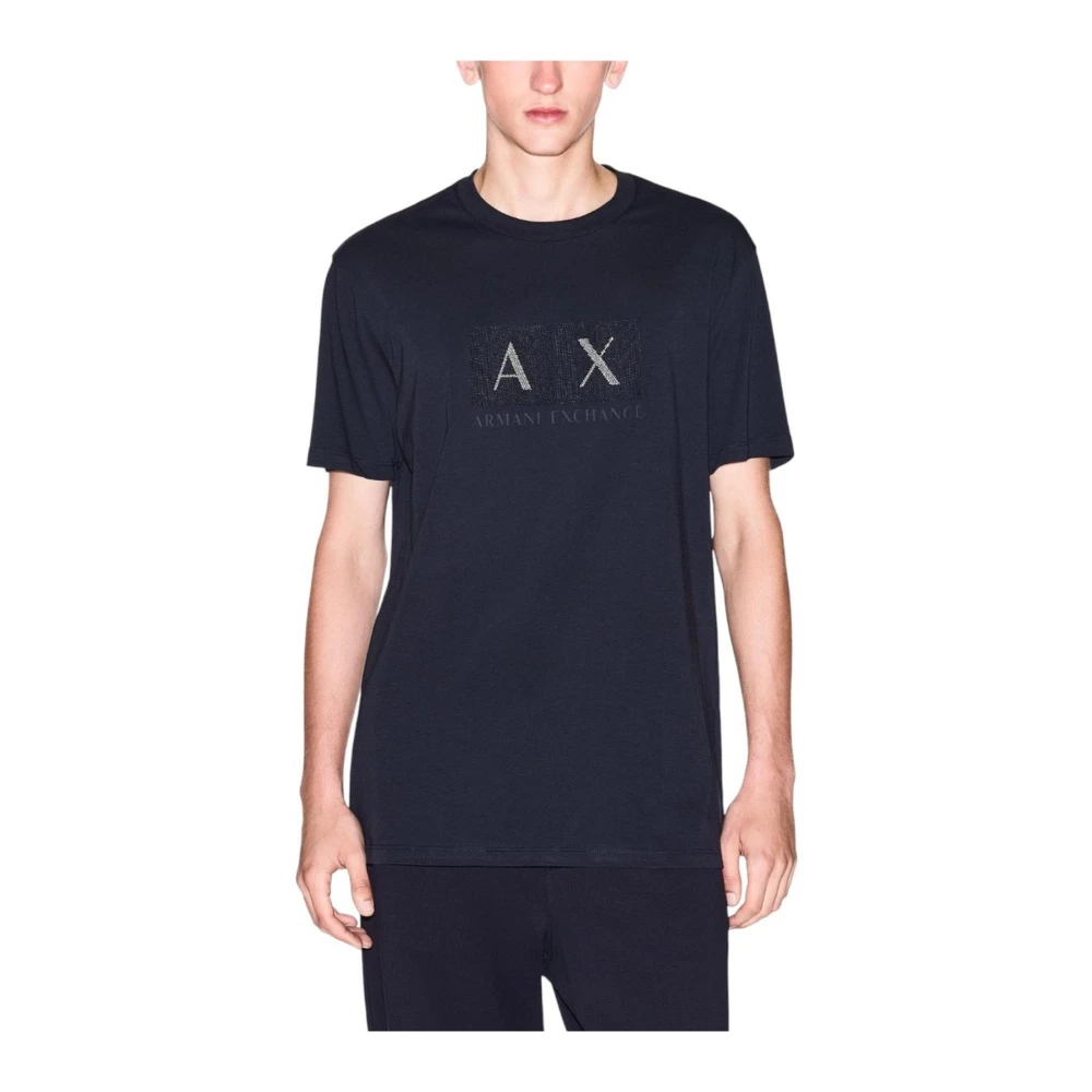 Armani Exchange Herren Blau Oberteile, 2XLgröße: