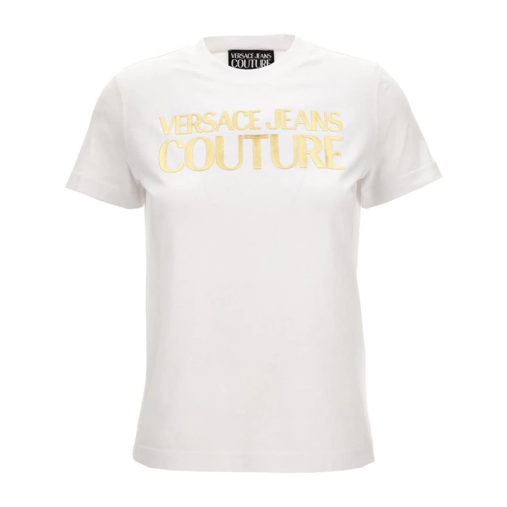 Versace Jeans Couture T-shirts en Polos White Dames