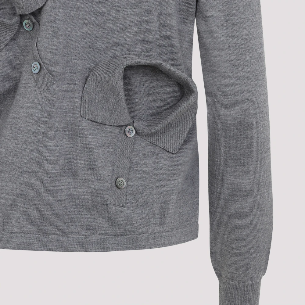 Moschino Grijze Sweater met Stijl 0485 Gray Dames