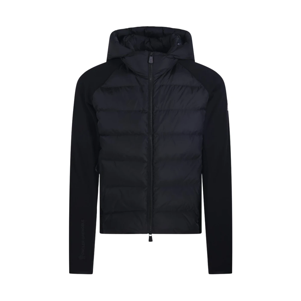 Moncler Polartec Zip-Up Cardigan - Male - Winter Jackets - Black - L - Jackets