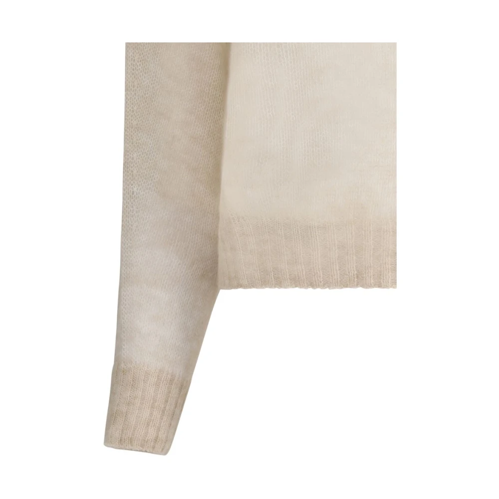 BRUNELLO CUCINELLI Elegant Mohair Pullover Beige Dames