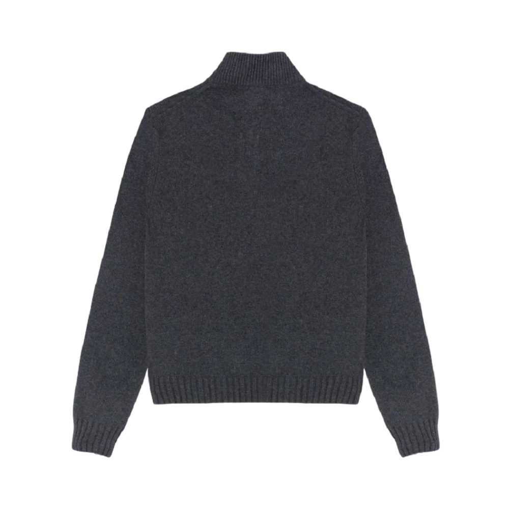 Colmar Sportieve Cashmere Trui met Rits Gray Heren
