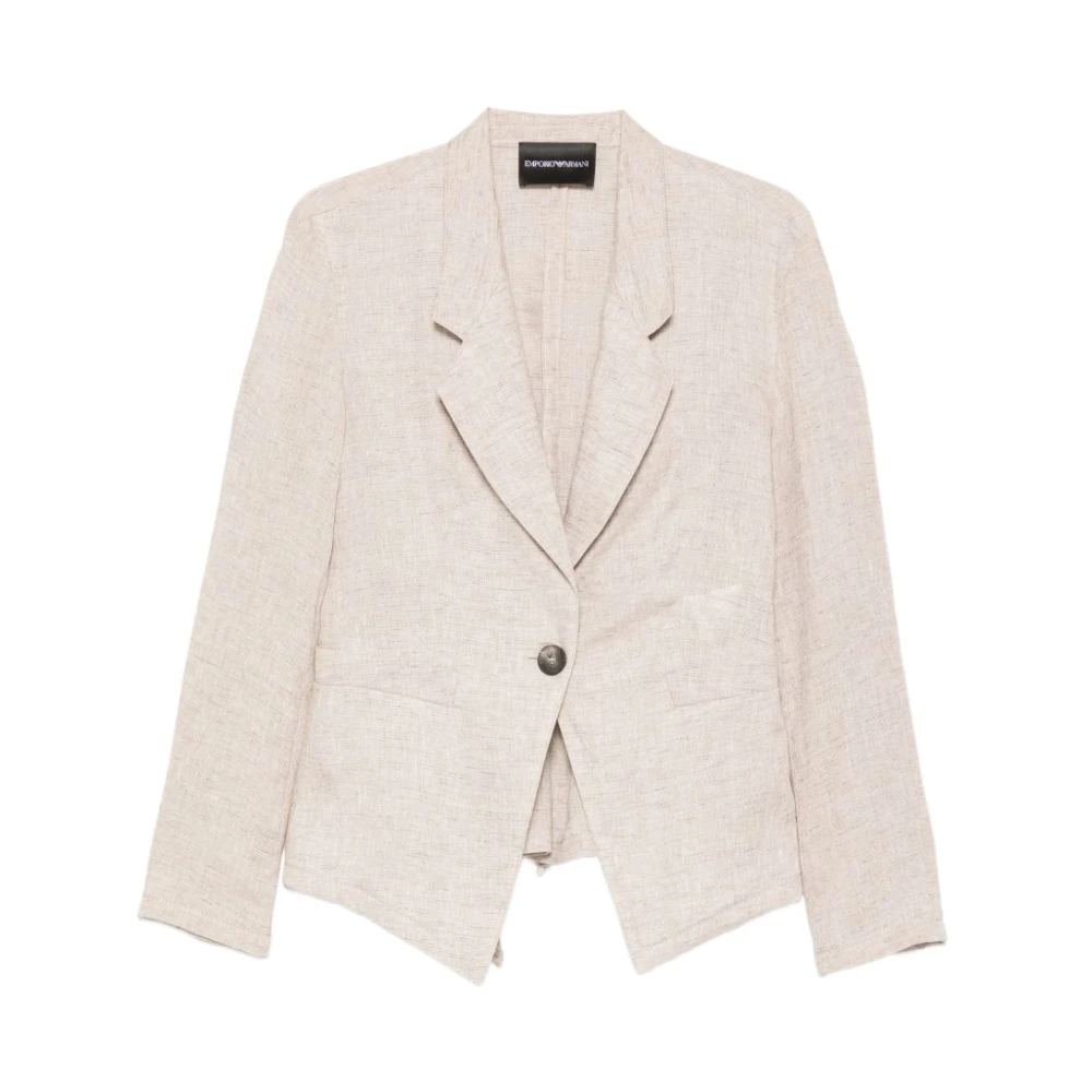 Emporio Armani Donna Beige Giacche, Xs, New,