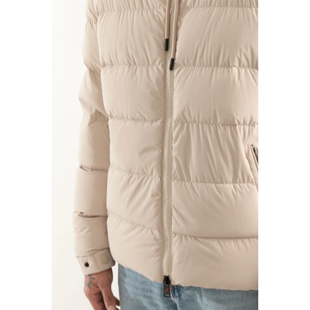 Afterlabel Matte Hooded Donsjas Beige Heren