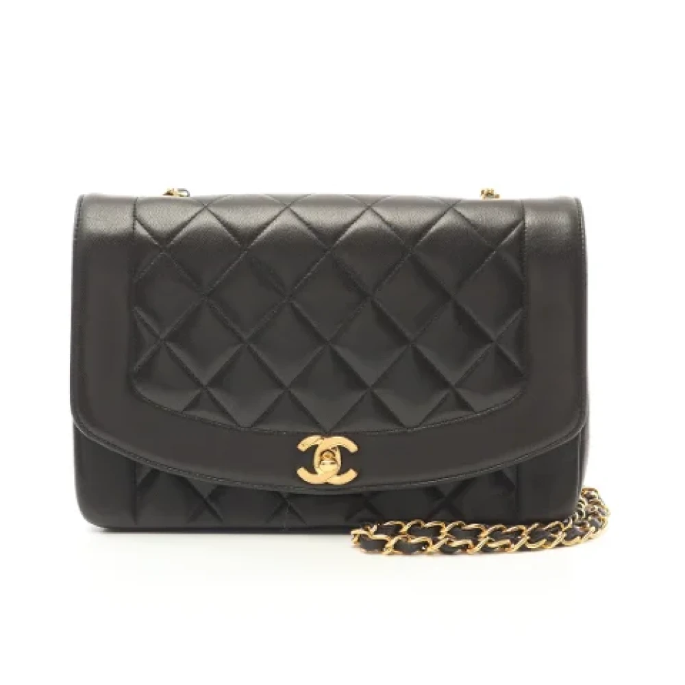 Chanel Vintage Pre-owned Leather chanel-bags Black Dames