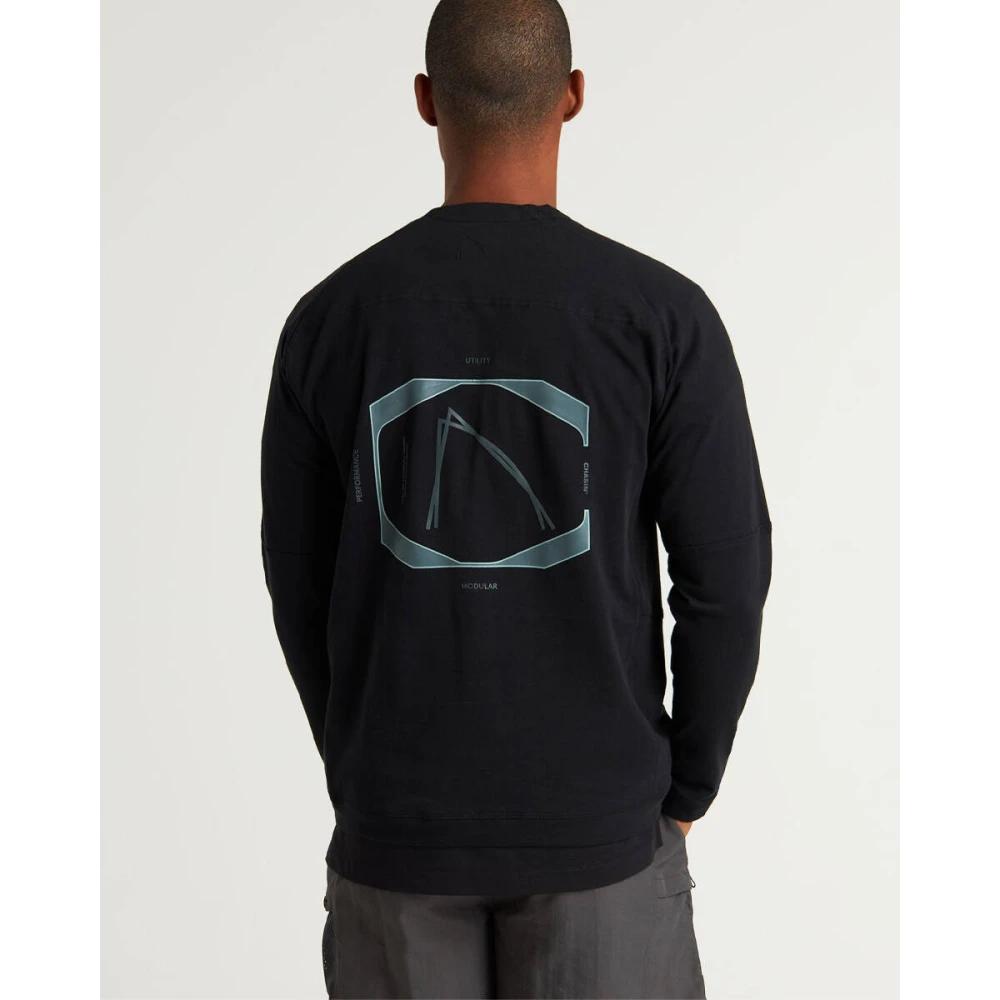 Chasin Lange Mouw T-shirt 51110013 PAX Black Heren