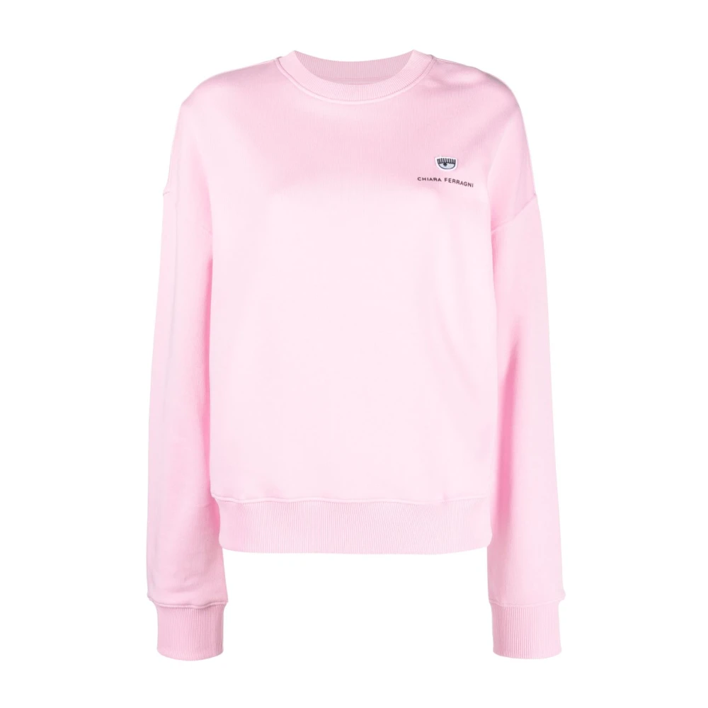 Chiara Ferragni Collection Lila Sweatshirt Aw23 Dameskleding Pink Dames