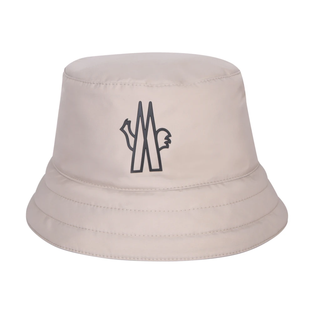 Moncler Women's White Accessories, M, Bucket Hat Stylish Design