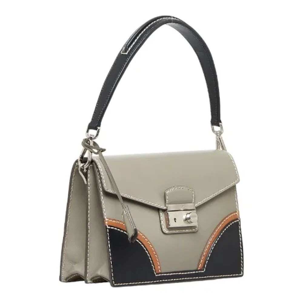 Prada Vintage Pre-owned Leather handbags Multicolor Dames