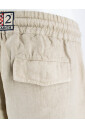 shorts-bermuda-en-lin-avec-cordon-de-serrage