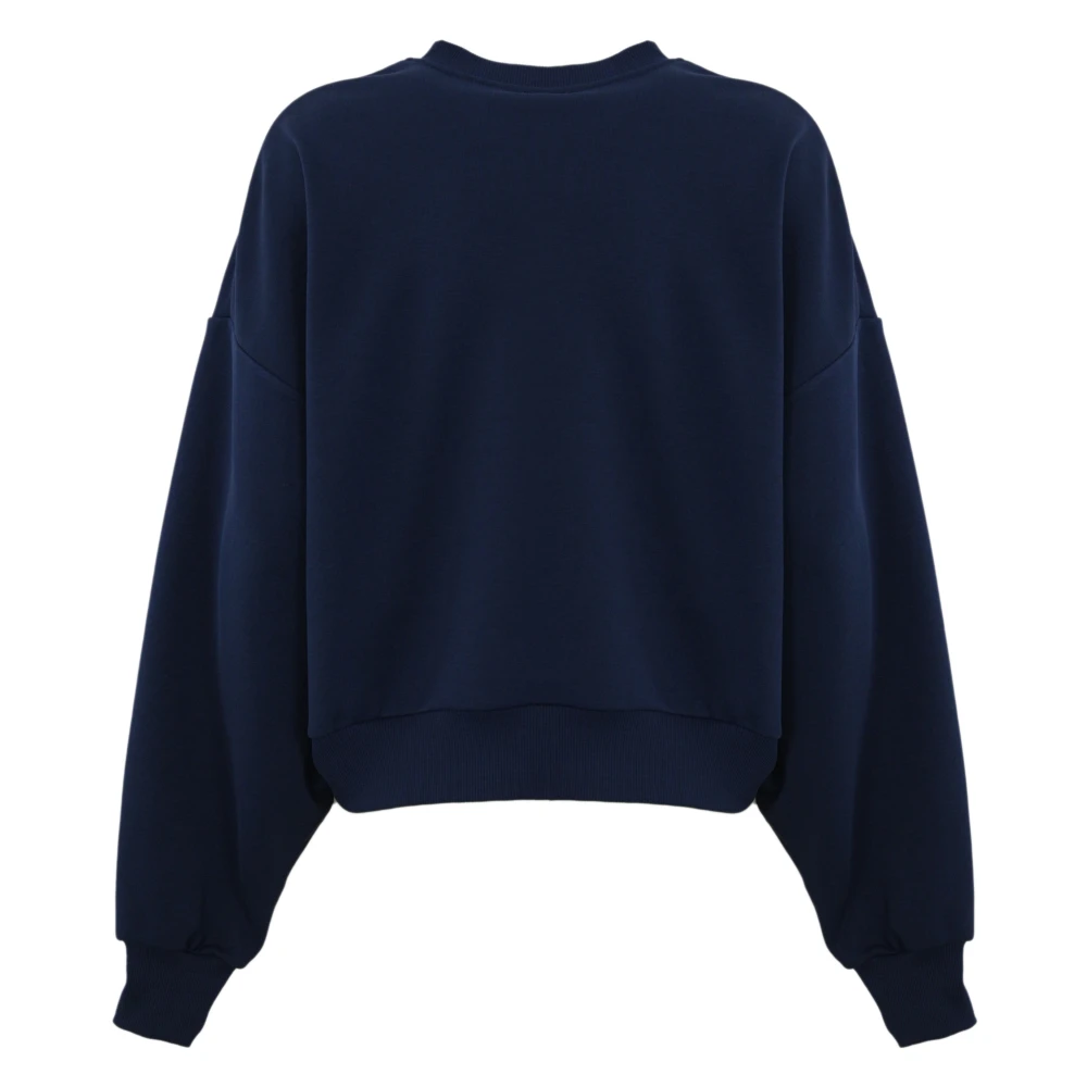 Elisabetta Franchi Blauwe Sweater met Lange Mouwen Blue Dames