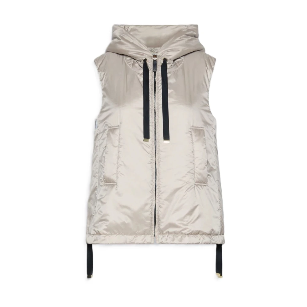 Max Mara Beige Greengo Vest - Female - Waistcoats - 2XS - Jackets