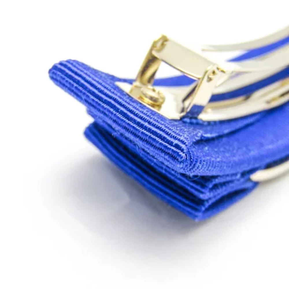 Salvatore Ferragamo Pre-owned Cotton hair-accessories Blue Dames