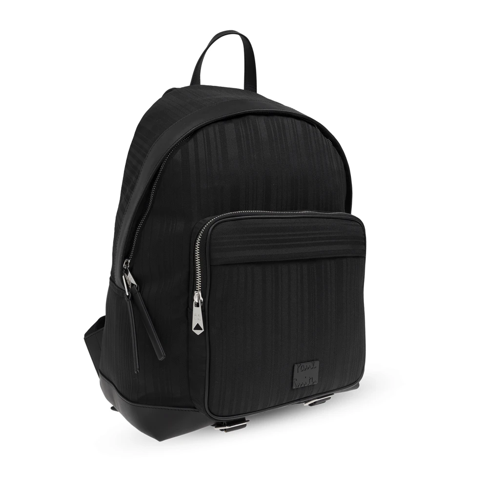 Paul Smith Rugzak met logopatch Black Heren