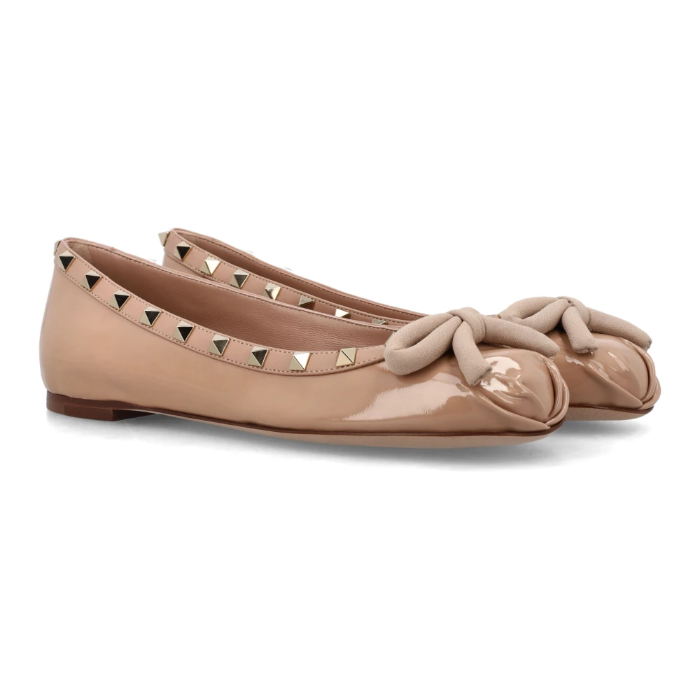 Valentino Garavani Rockstud Ballerina Pink Dames